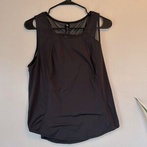 90 Degree By Reflex - Black & Mesh Tank - size L